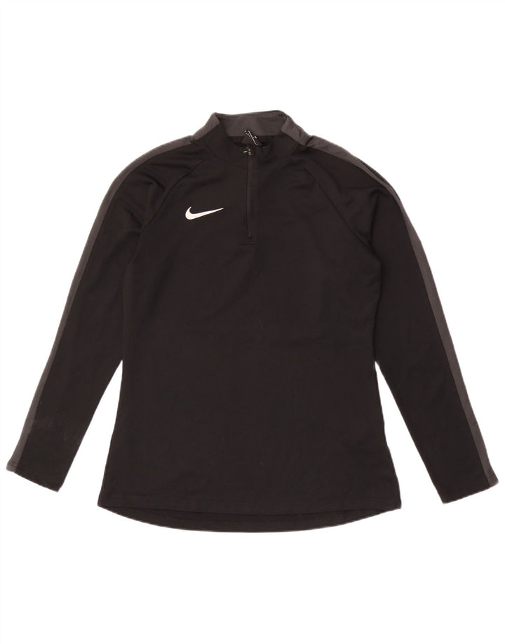 Damski dres Nike Dri Fit z pulowerem, UK 10, mały, czarny blok kolorów