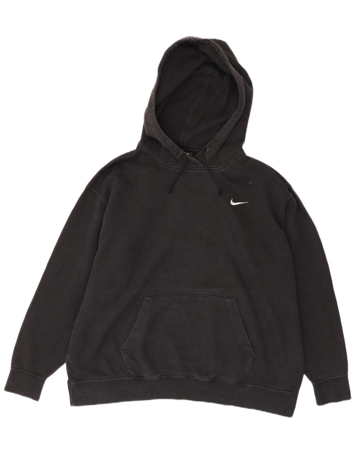 Męski sweter z kapturem Nike 2XL, czarny, bawełniany