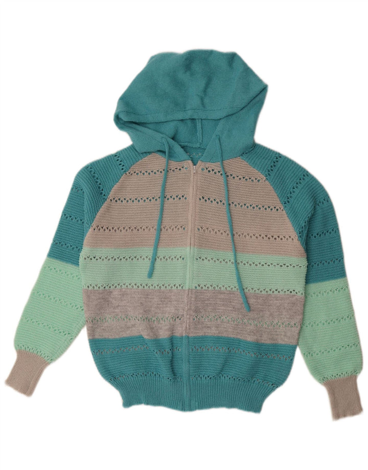 Sweter damski Shein Oversize z zamkiem błyskawicznym UK 14 Średni wielobarwny