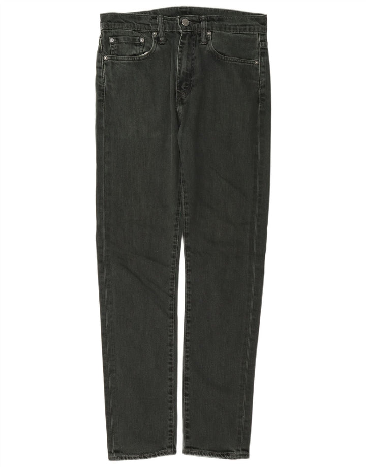 Damskie jeansy Levi's Slim W28 L32 Zielona bawełna