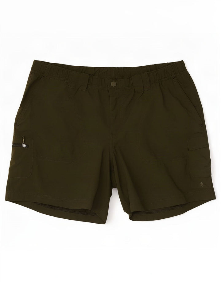 Męskie spodenki cargo Columbia W32, zielone, poliestrowe