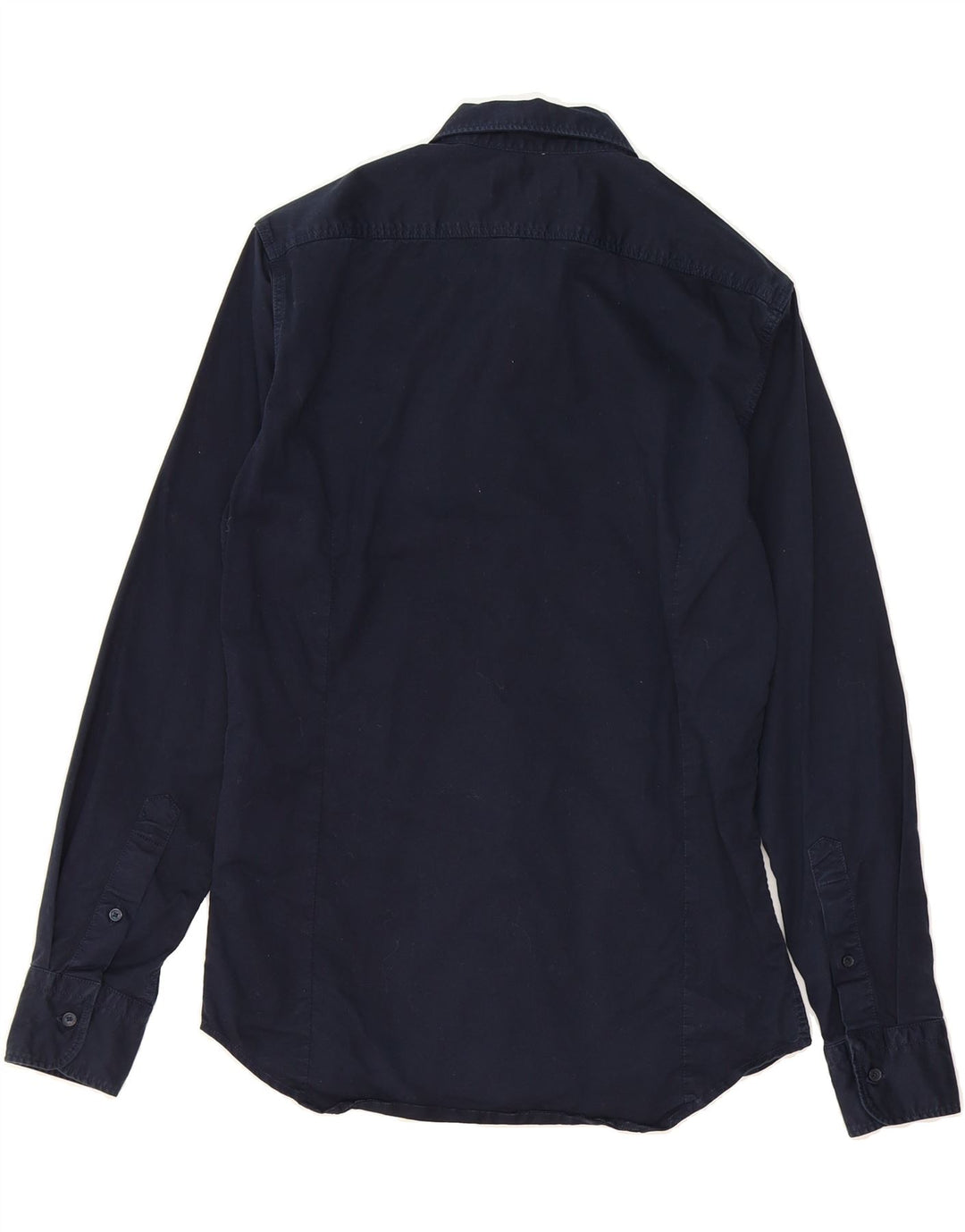 REPLAY Mens Shirt Small Navy Blue Cotton Vintage Replay and Second-Hand Replay from Messina Hembry 