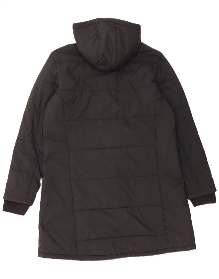 Damski ocieplany płaszcz z kapturem JACK WOLFSKIN UK 22/24 2XL Czarny poliester