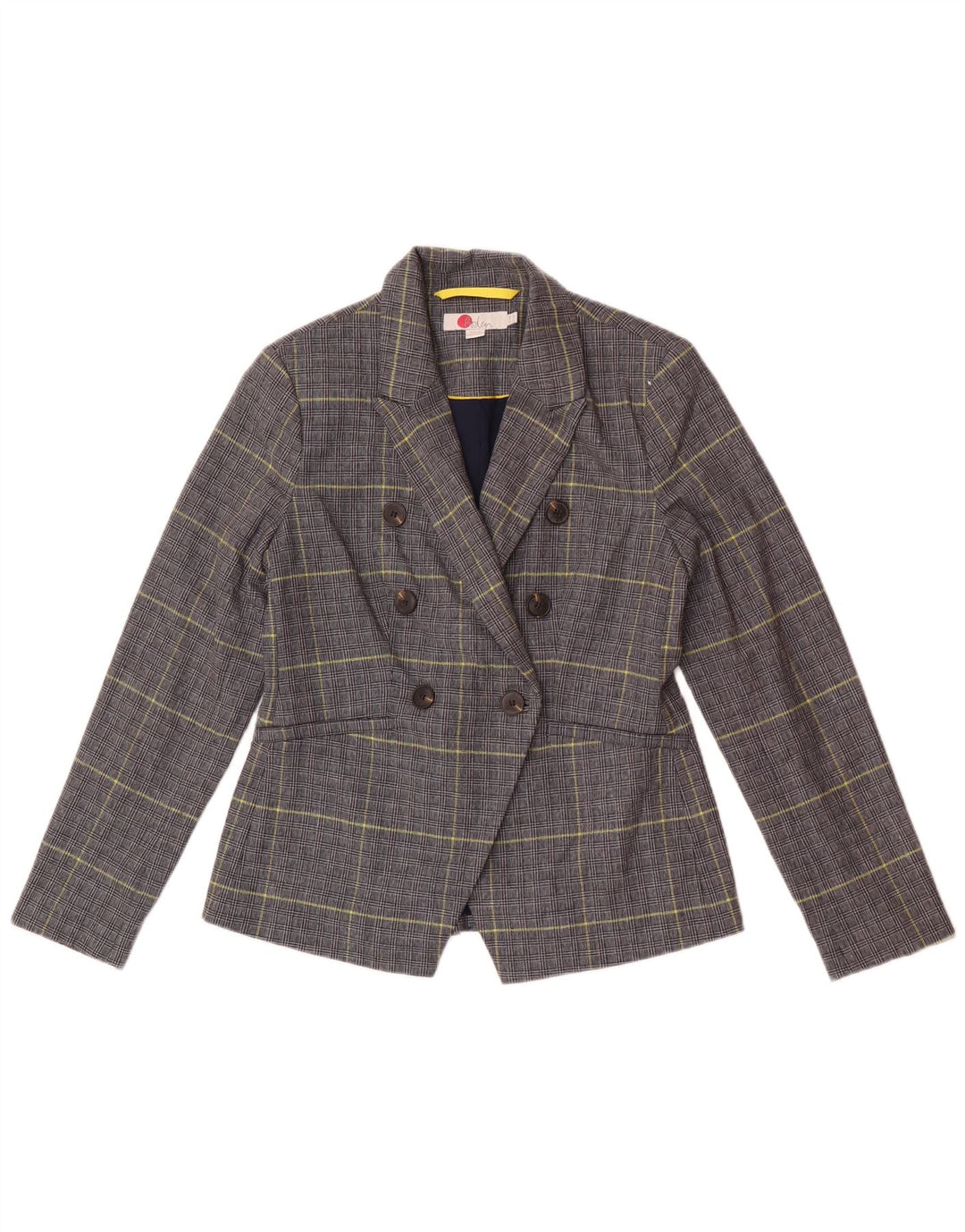 Kurtka damska Boden Petite Blazer UK 10, mała granatowa pepitka