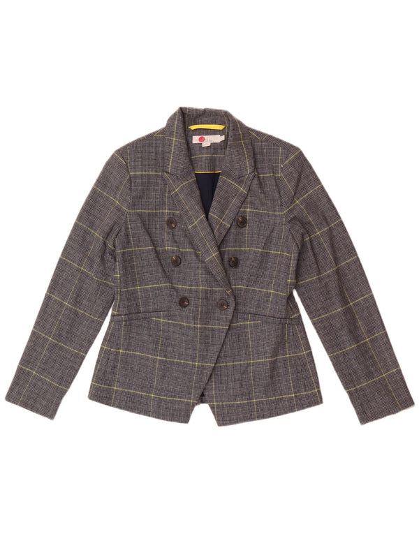 Kurtka damska Boden Petite Blazer UK 10, mała granatowa pepitka