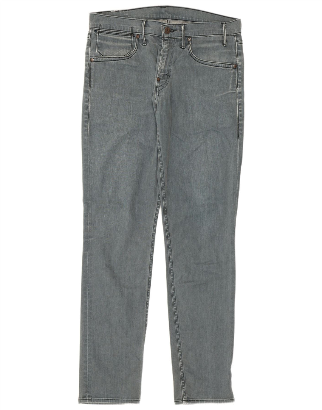 Męskie jeansy Levi's W33 L34 Szara bawełna
