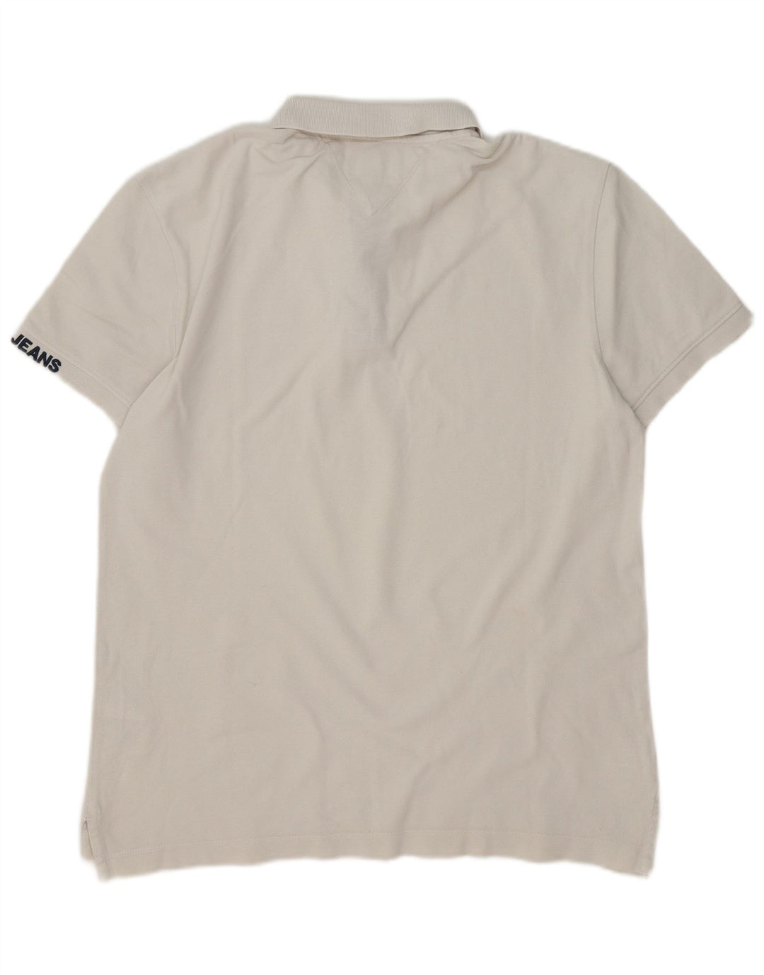 Męska koszulka polo Tommy Hilfiger, średnia biała bawełna