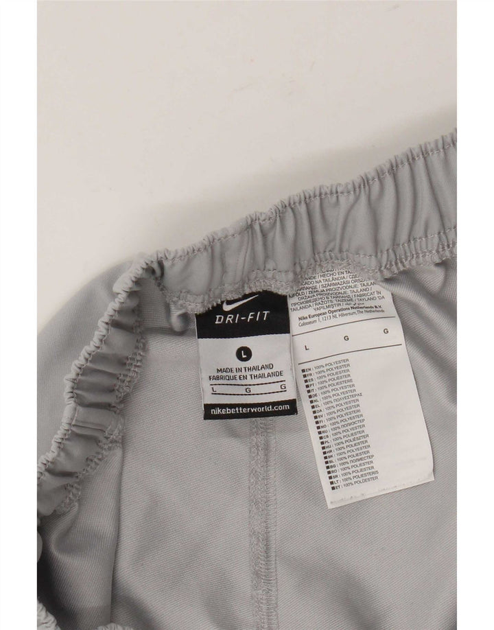 Damskie spodenki sportowe Nike Dri Fit Graphic UK 16, duże, szare, poliestrowe