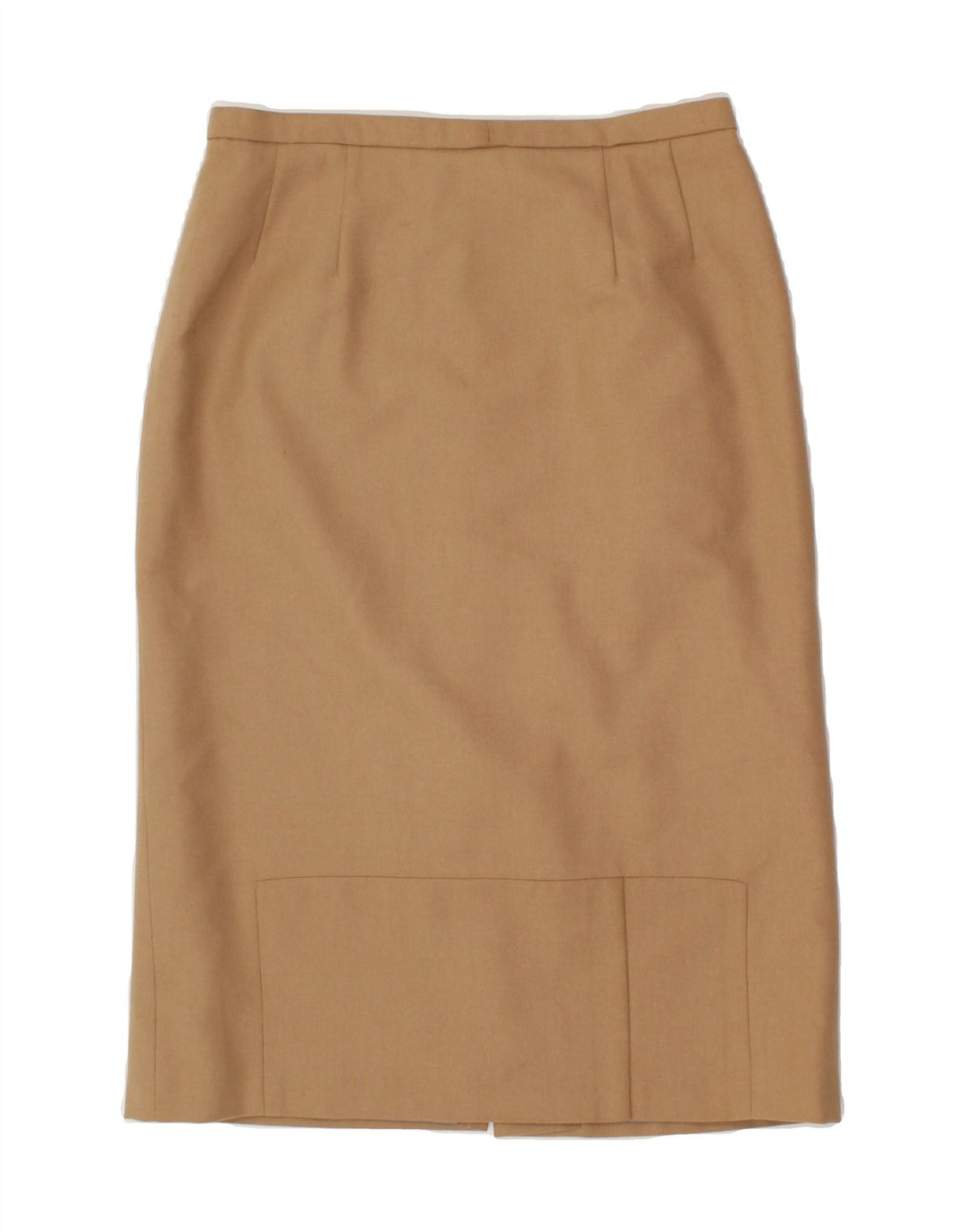 VINTAGE Womens Straight Skirt W32 Large Beige Vintage Vintage and Second-Hand Vintage from Messina Hembry 
