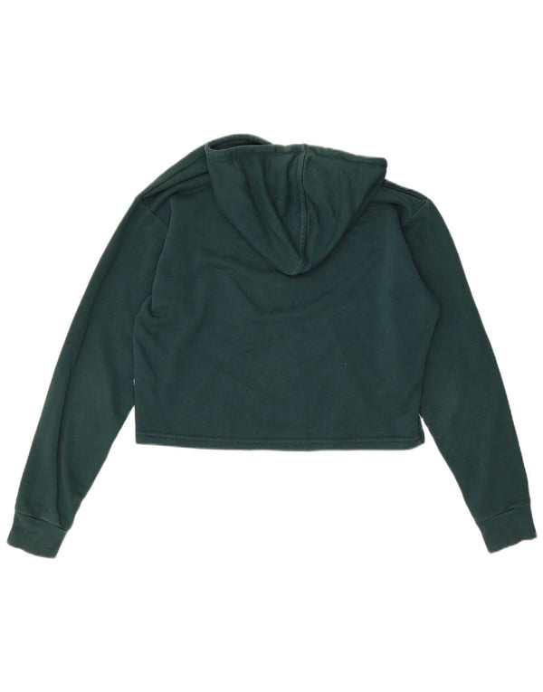 Damski sweter z kapturem Puma Oversize Crop Graphic UK 10 Small Green Cotton