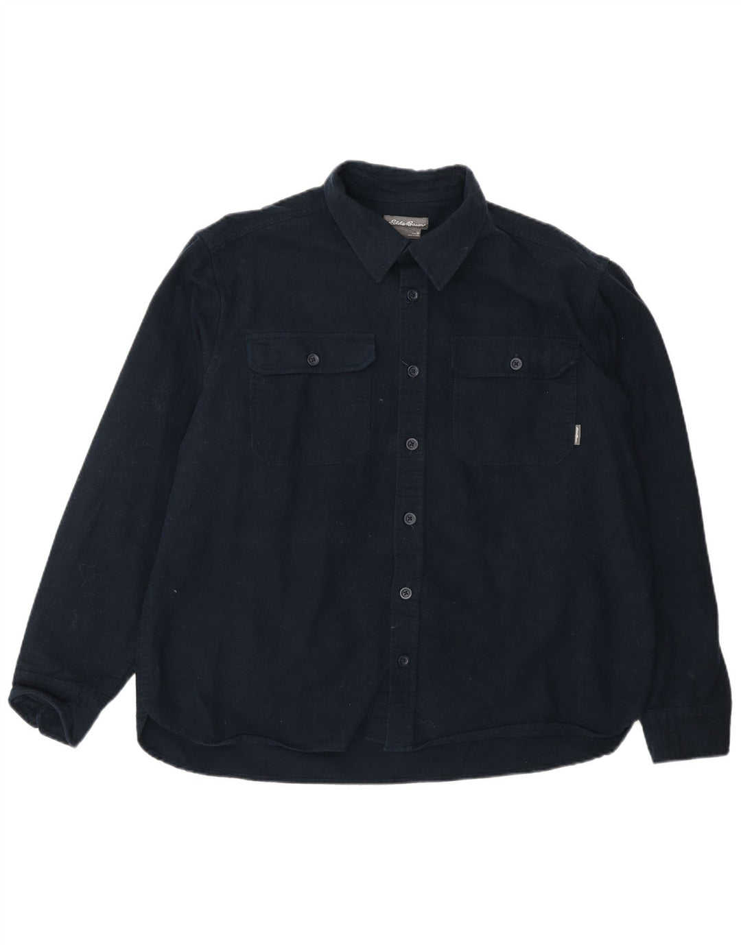 Koszula męska Eddie Bauer, średnia, granatowa, bawełniana