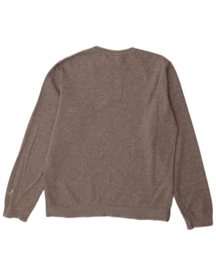Męska bluza dresowa Nike, średnioszara, bawełniana