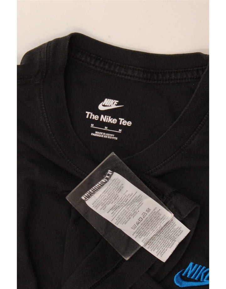 T-shirt męski Nike, średni czarny, bawełniany