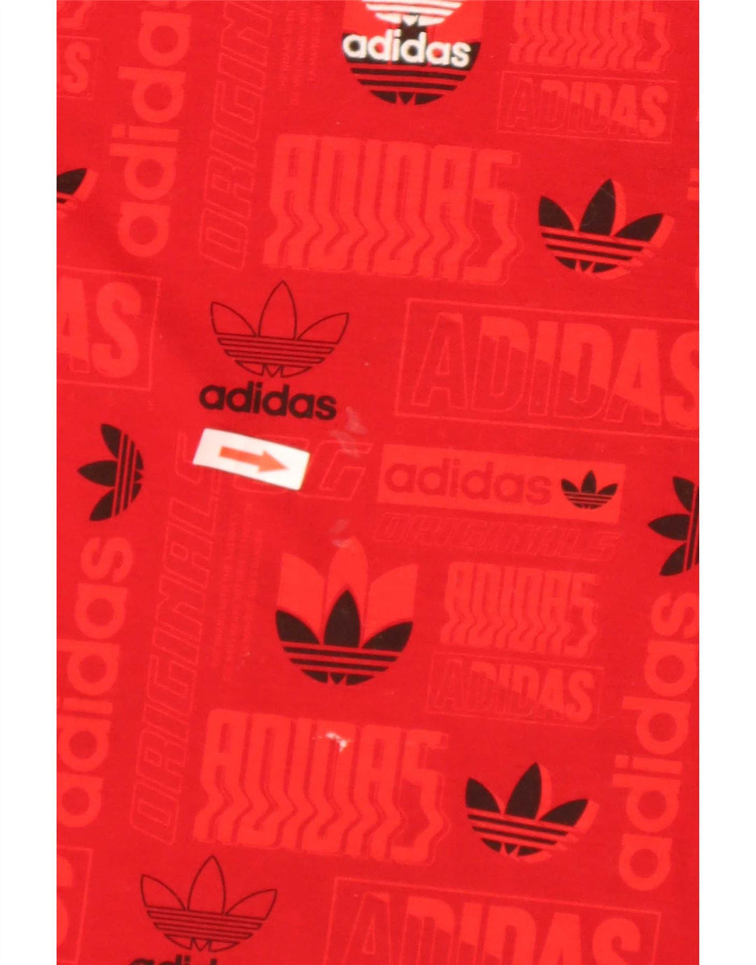 Męska koszulka Adidas Regular Graphic Top, średni czerwony poliester