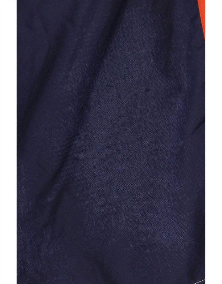 Męskie spodenki kąpielowe Woolrich, duże, granatowe, z blokami kolorów, poliamid