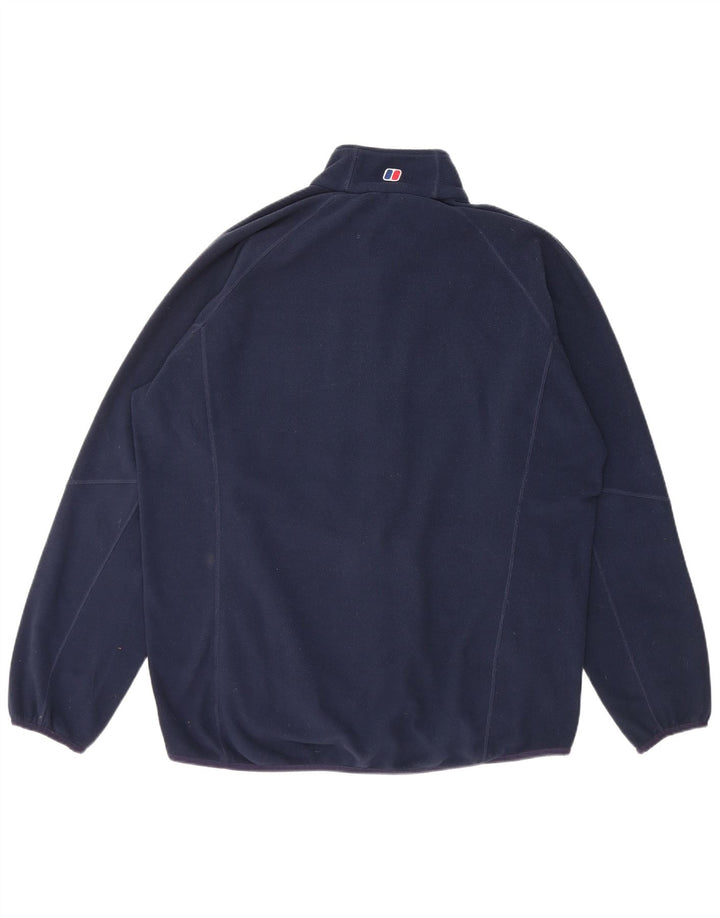 Męska kurtka polarowa Berghaus UK 44 2XL granatowa, poliestrowa