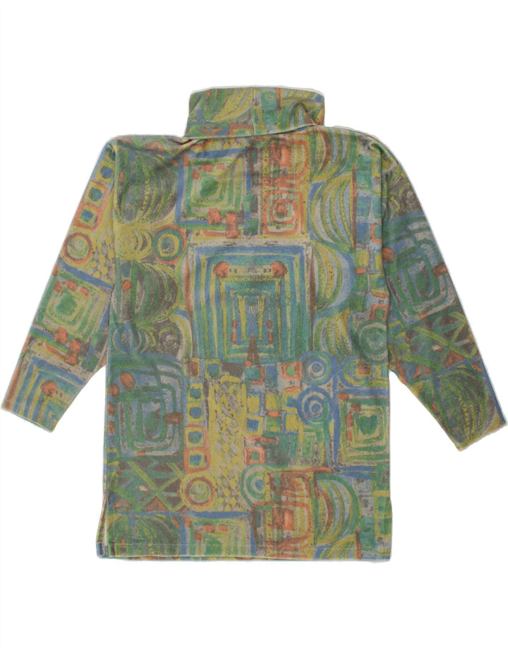 Damski top oversize VINTAGE z długim rękawem EU 36, mały, wielokolorowy