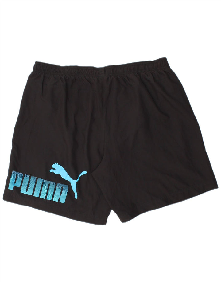 Męskie spodenki sportowe Puma Graphic XL, czarny poliester