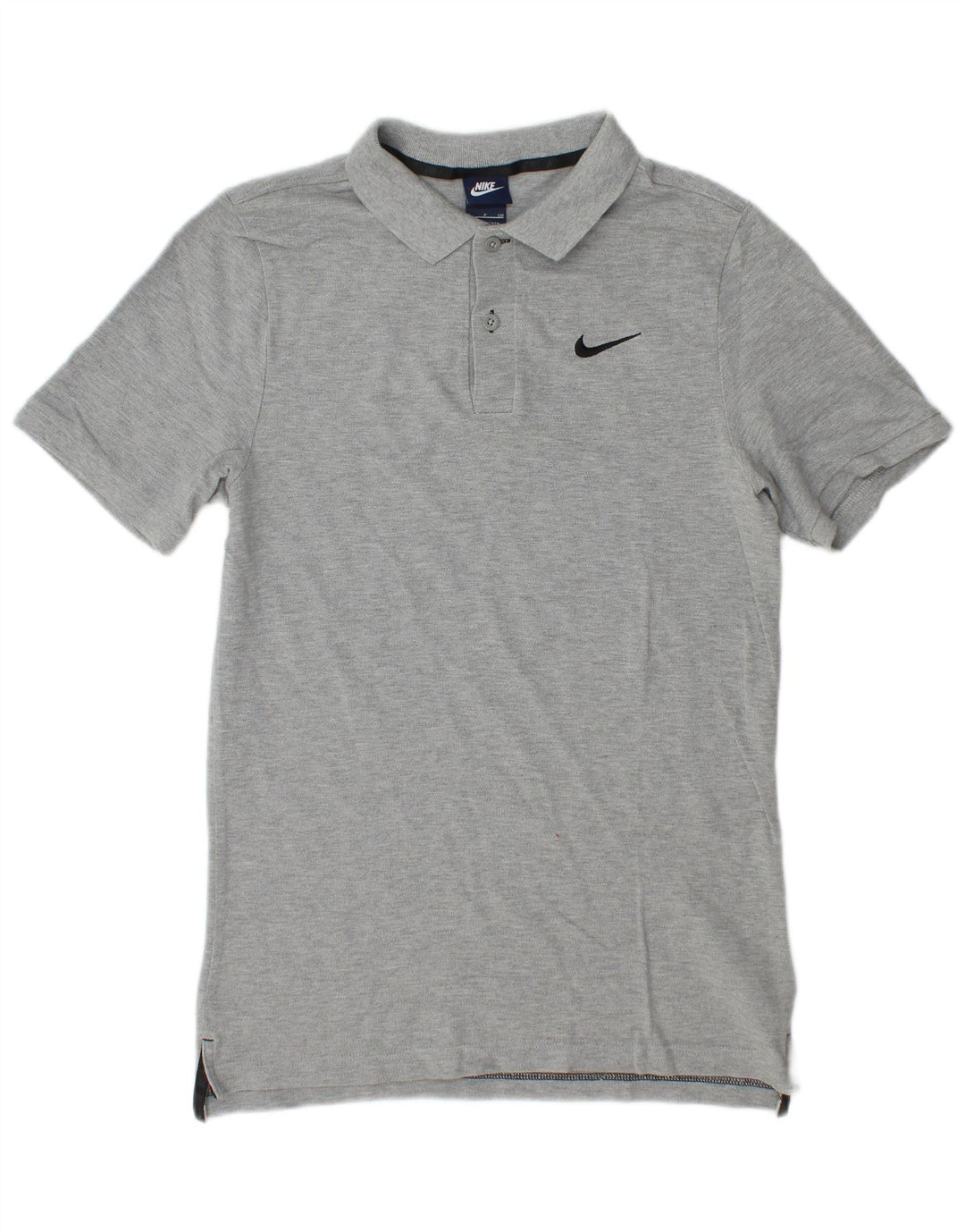 Męska koszulka polo Nike, mała, szara, bawełniana