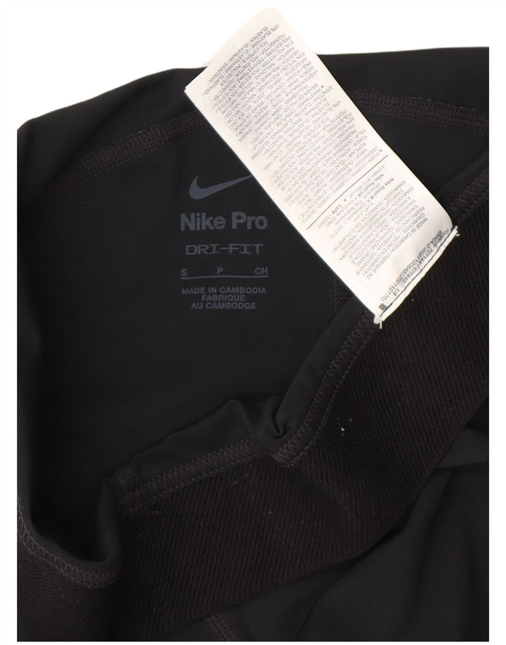 Damskie spodenki sportowe NIKE Dri Fit Graphic UK 10, małe, czarne, poliestrowe