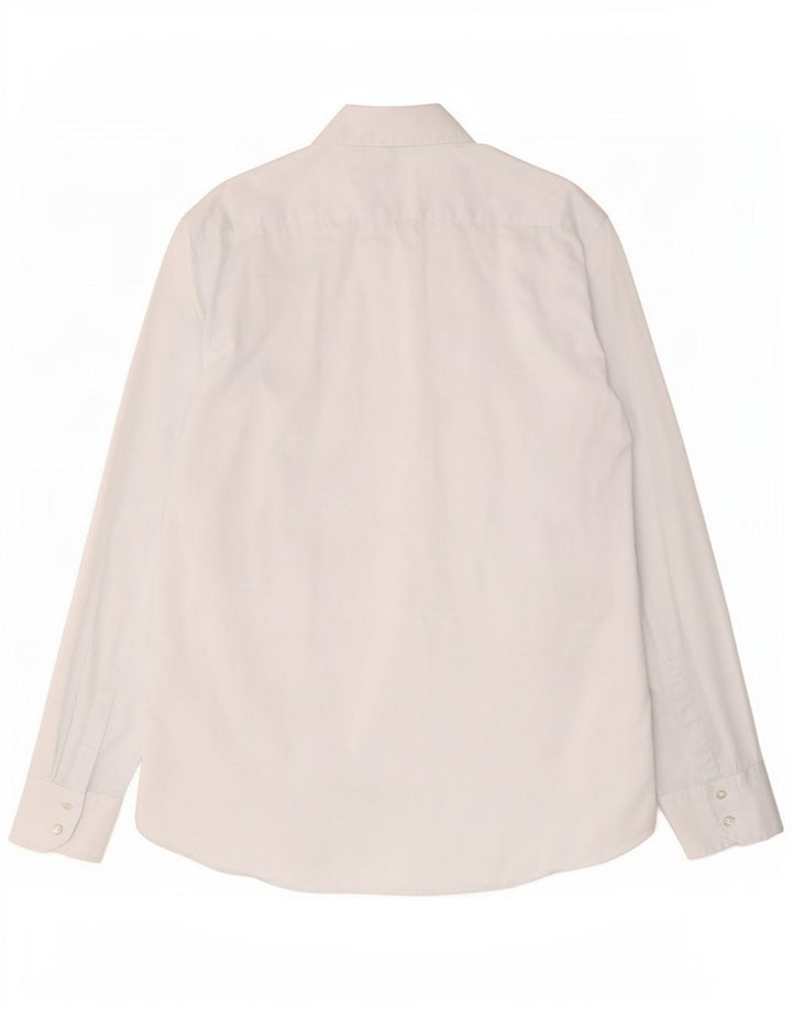 Koszula męska Hugo Boss, rozmiar 43 17 XL, bawełniana niebieska kratka