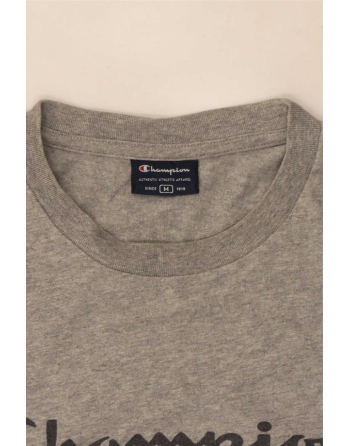 Męski T-shirt Champion z grafiką, średni szary