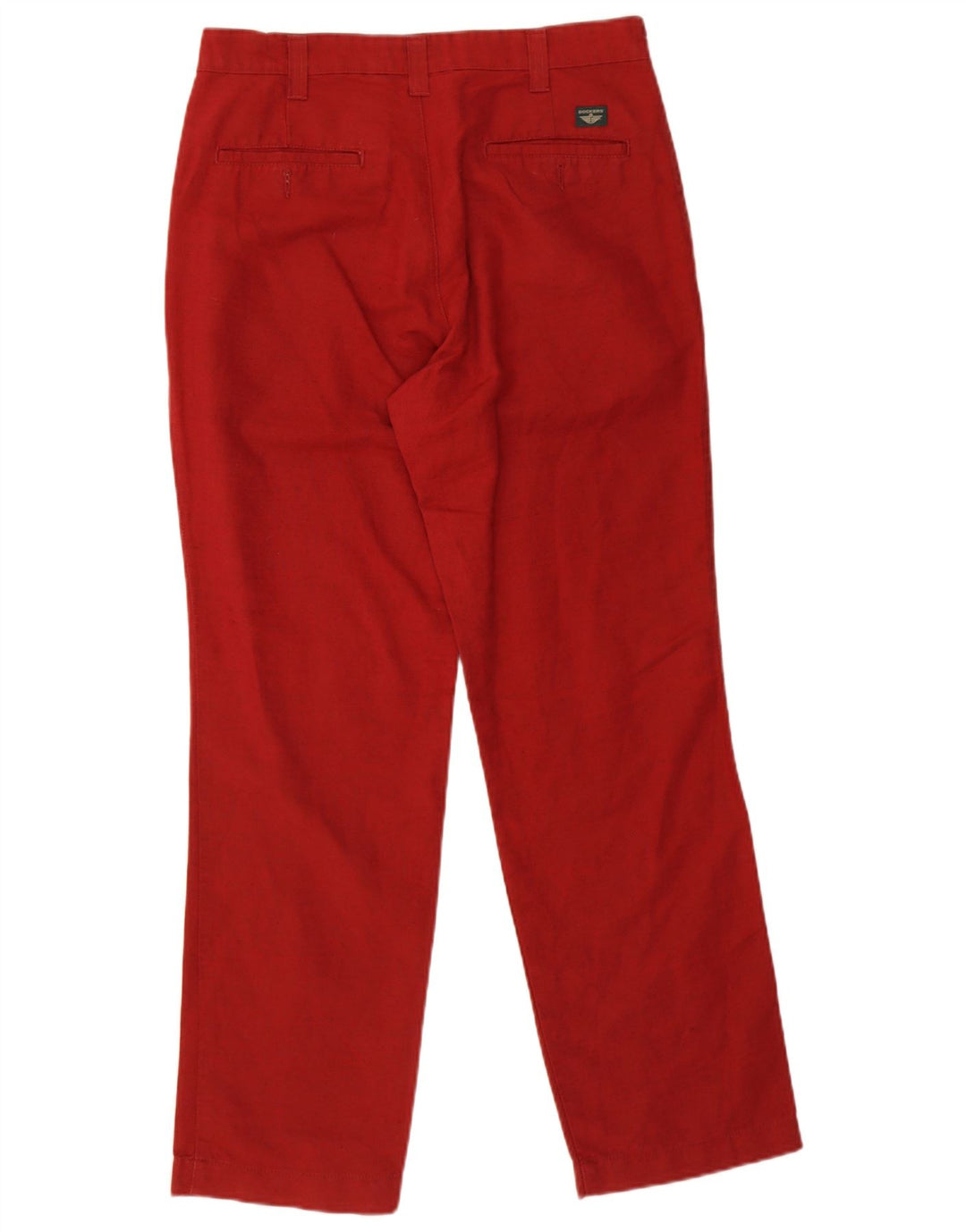 Męskie spodnie chino Dockers khaki proste W33 L32 czerwone