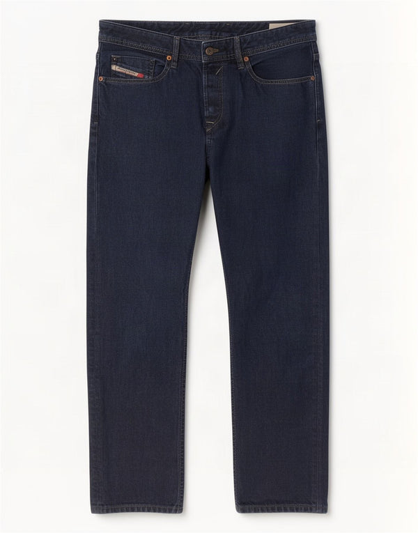 Diesel Męskie Waykee Regular Straight Jeans W32 L32 Granatowa bawełna