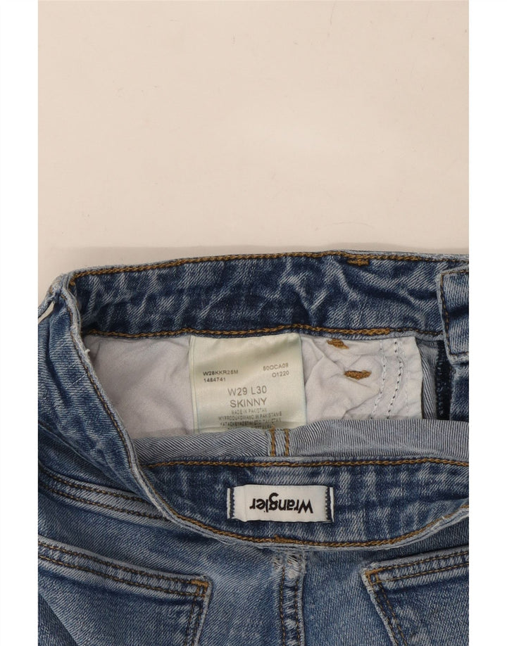 Damskie jeansy obcisłe WRANGLER W29 L27 Niebieskie, bawełniane