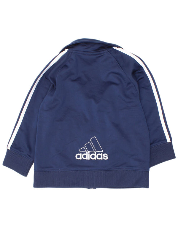 Kurtka Adidas Baby Boys Graphic Tracksuit Top 12-18 miesięcy Granatowa