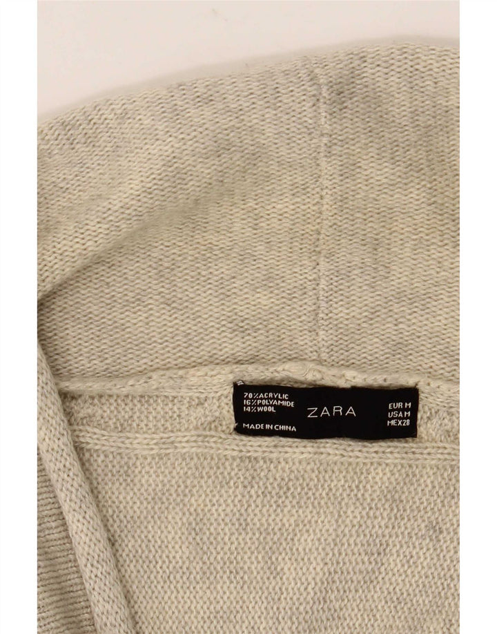 Sweter damski Zara Bolero UK 12 Średni szary nakrapiany