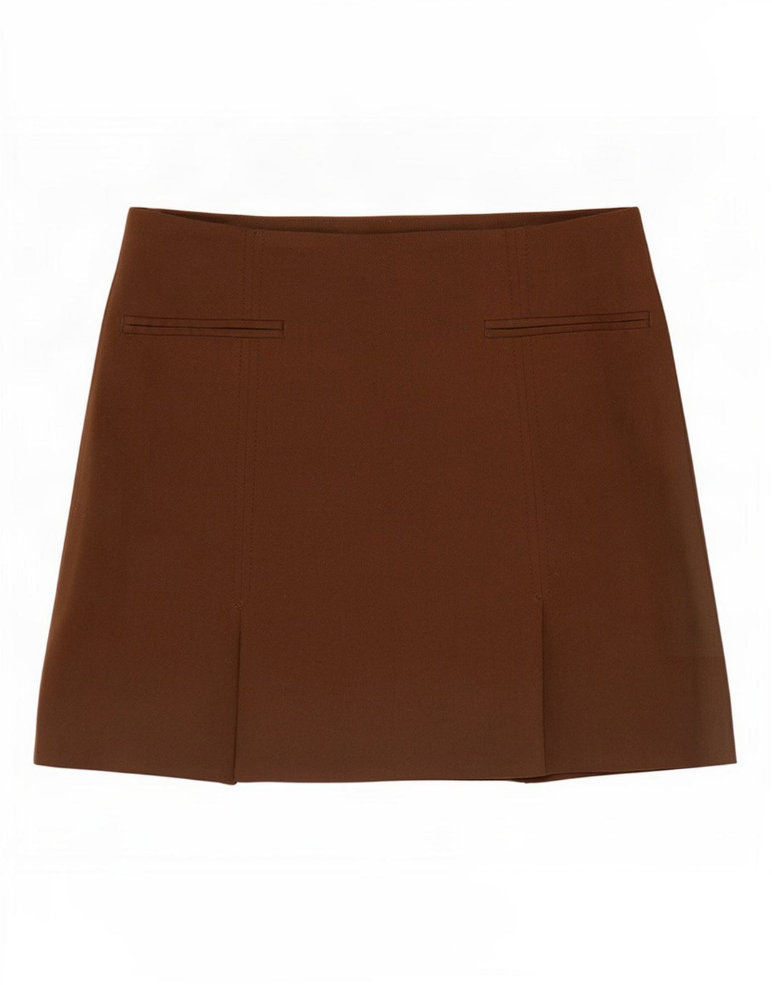 Spódnica mini damska Zara mała W26 brązowa