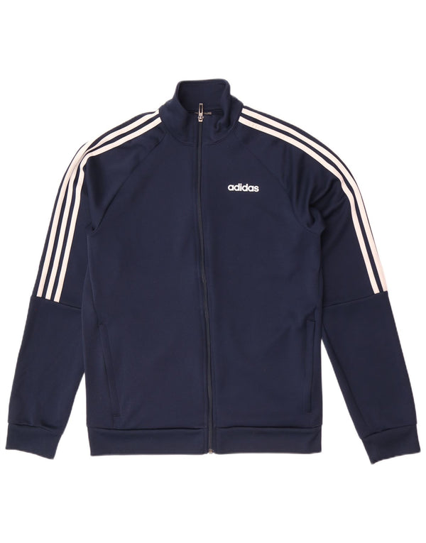 Adidas Męskie Climalite Dres Top Jacket UK 40/42 Średni Granatowy