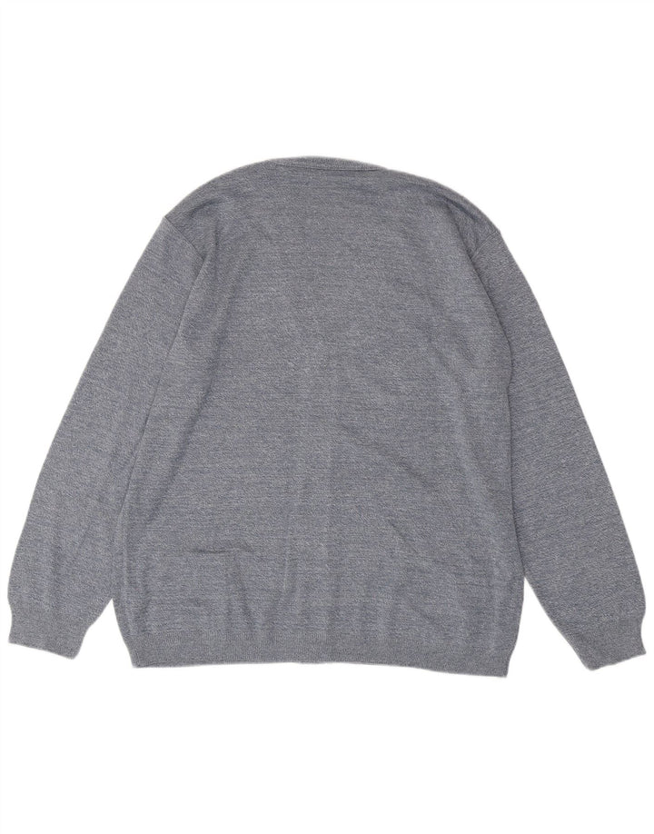 Rodes Męski sweter rozpinany 2XL Niebieski Argyle/Diamentowy Akryl