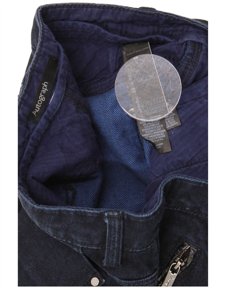 MARKS & SPENCER Damska spódnica dżinsowa z autografem UK 12 Medium W30 Granatowa