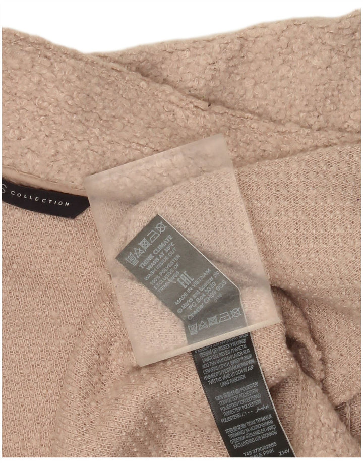 Marks & Spencer Płaszcz damski UK 18 XL, różowy, poliester