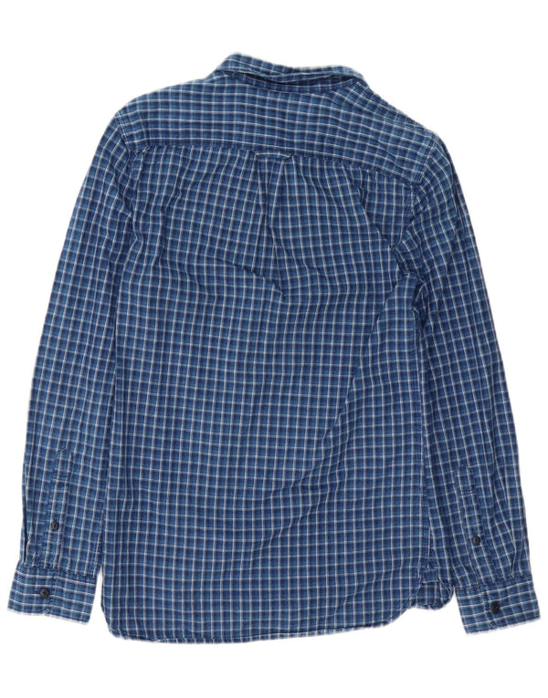 Koszula flanelowa męska Jack Wills o klasycznym kroju XS, bawełniana w granatową kratkę