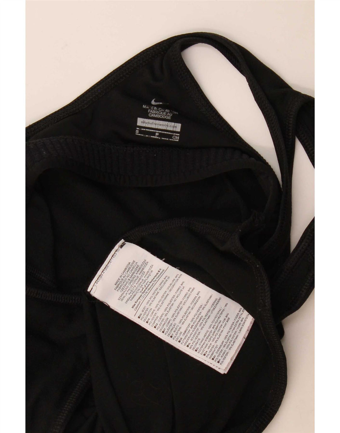 Damska kamizelka Nike Dri Fit Top UK 8, mała, czarna, poliester