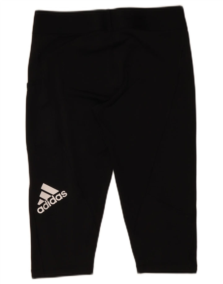 Damskie legginsy ADIDAS Graphic Capri UK 12/14 Średnia czerń