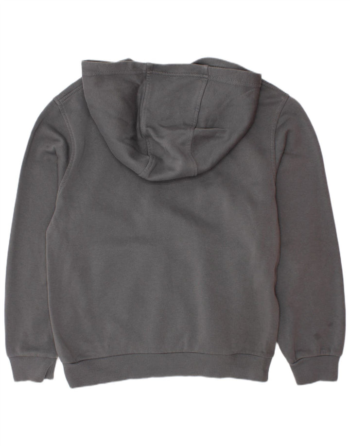 Chłopięcy sweter z kapturem Nike z grafiką 10-11 lat, średnioszary, bawełniany