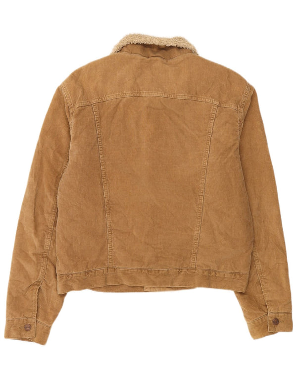 Kurtka sztruksowa Wrangler Sherpa UK 40 duża, beżowa, bawełniana