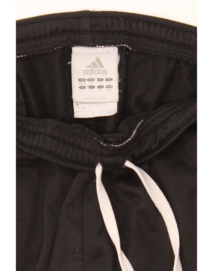 Męskie spodnie dresowe ADIDAS UK 36/38, małe, czarne, poliestrowe