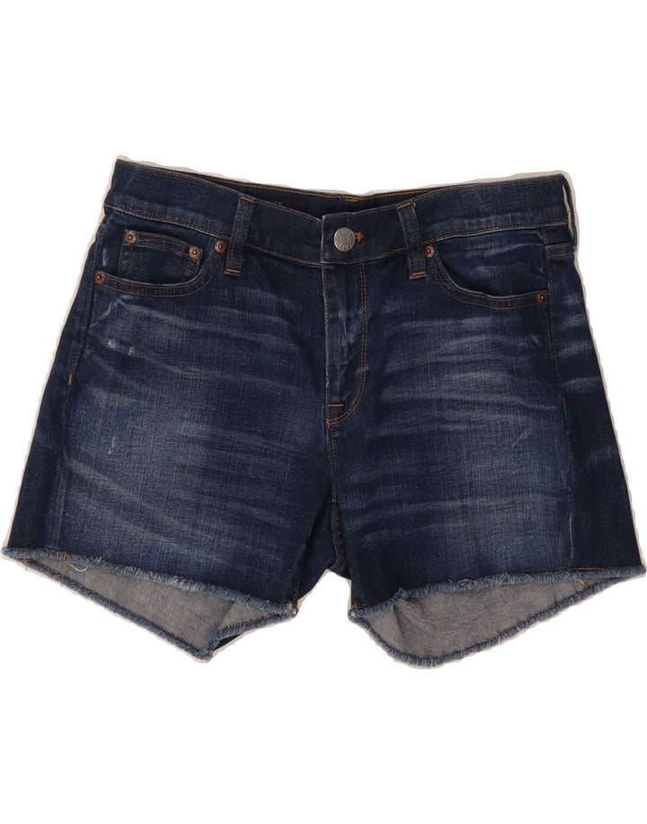 J. CREW Womens Indigo Denim Shorts W27 Small Blue Cotton Vintage J. Crew and Second-Hand J. Crew from Messina Hembry 