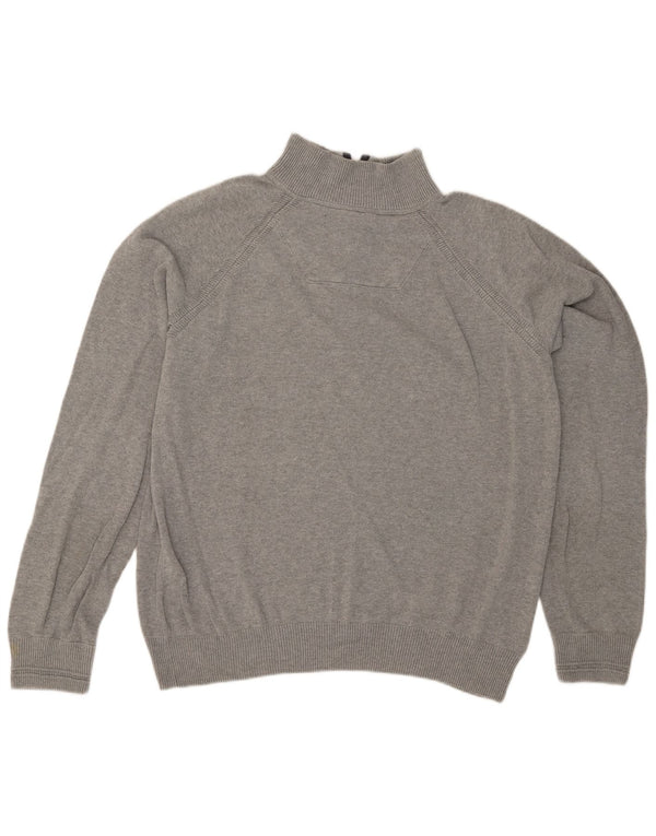 Męski sweter TIMBERLAND o regularnym kroju i zapinanym na zamek XL, szary