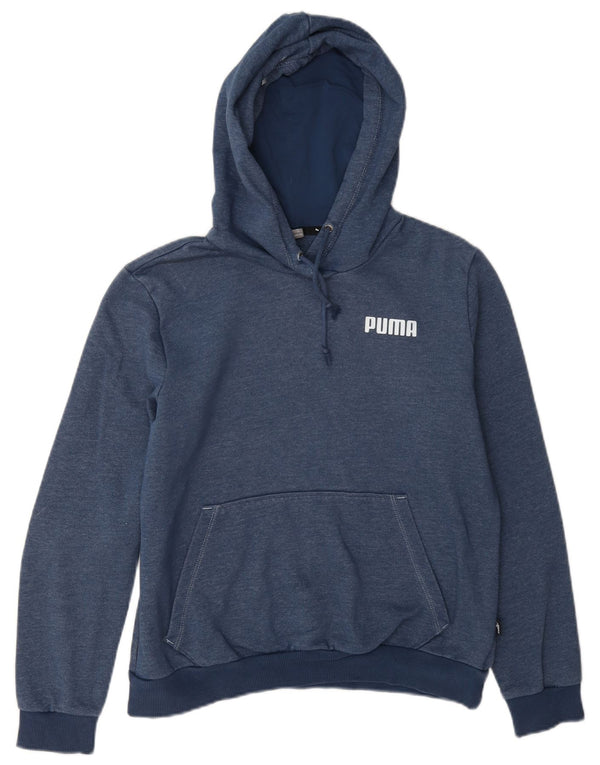 Damski sweter z kapturem Puma UK 14 Średni granatowy, bawełniany