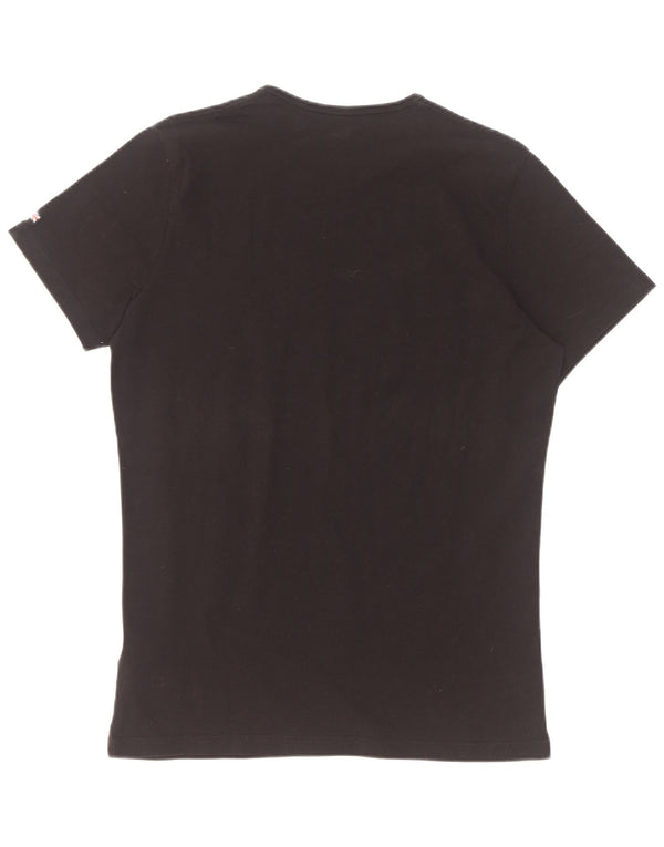 Męska koszulka męska slim fit PEPE Jeans XL, czarna, bawełniana