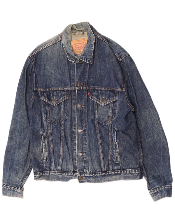Męska kurtka dżinsowa Levi's 70503 UK 40, duża niebieska bawełniana