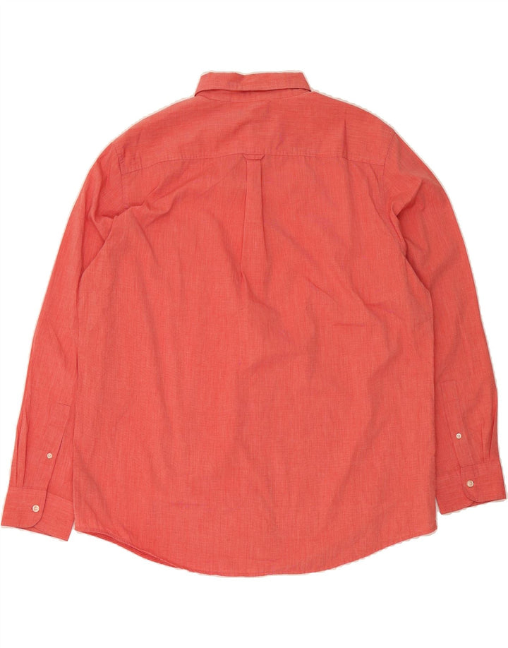 CHAPS Mens Easy Care Shirt XL Red Cotton Vintage Chaps and Second-Hand Chaps from Messina Hembry 