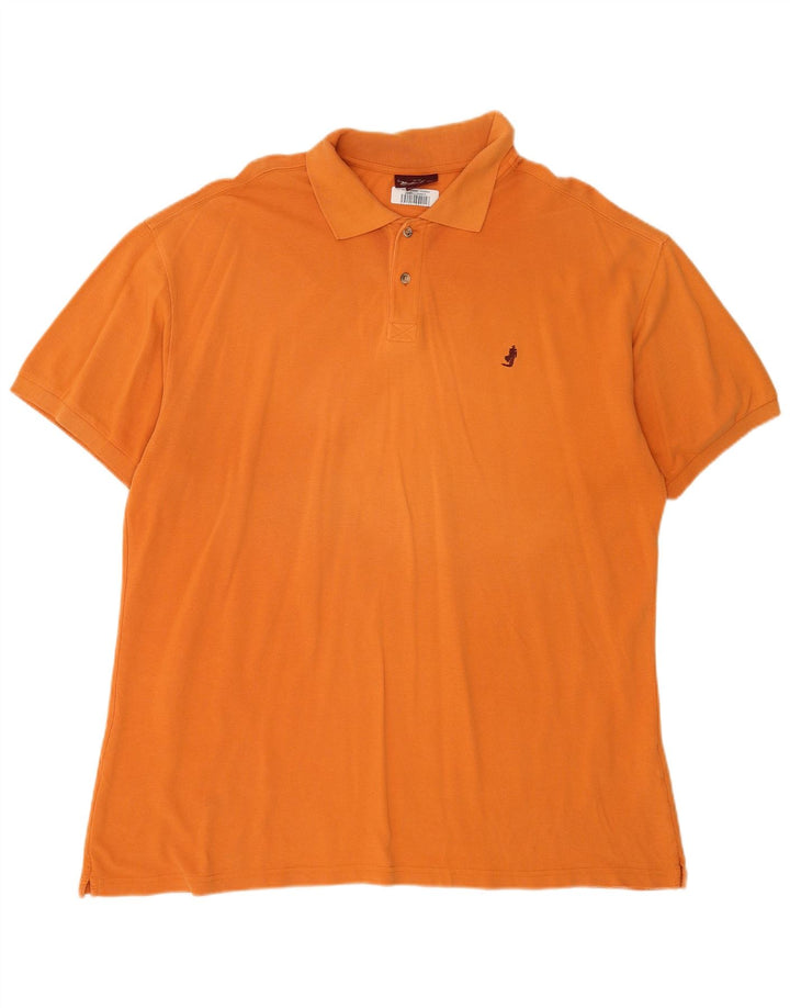 Męska koszulka polo Marlboro Classics 3XL, pomarańczowa, bawełniana