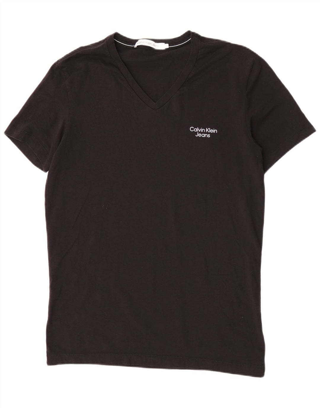 T-shirt damski Calvin Klein Jeans, duży, czarny, bawełniany